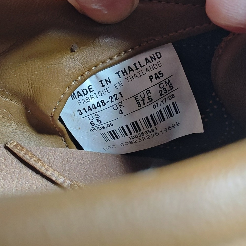 Nike Sprint Sister Sneakers Gold Brown Suede Metallic Low Top 314448-221 6.5 - Picture 8 of 9